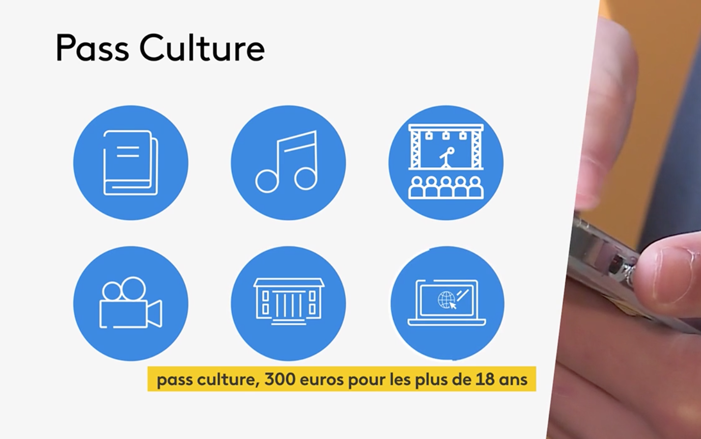Pass culture : Emmanuel Macron annonce la généralisation du dispositif