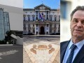 Un palais des festival déserté à Cannes, une place de l'Horloge vide à Avignon... Renaud Muselier, président de Sud Provence-Alpes-Côte d'Azur, fait face à la crise des festivals dans une région qui compte 750 manifestations estivales. © AFP / VALERY HACHE, AFP / GERARD JULIEN, AFP / YANN COATSALIOU