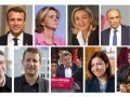 De gauche à droite, et de haut en bas : Emmanuel Macron, Valérie Pécresse, Marine Le Pen, Eric Zemmour, Jean-Luc Mélenchon, Yannick Jadot, Fabien Roussel, Anne Hidalgo et Christiane Taubira. De gauche à droite, et de haut en bas : © Henri Garat/Mairie de Paris ; © Fred Marvaux/European Union 2016 ; © Zouhair Nakara ; © AG Gymnasium Melle ; © Arno Mikkor/Estonian Presidency ; © Marie-Lan Nguyen ; © Illian Derex ; © Philippe Grangeaud ; © Greensefa.