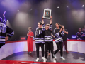 L’équipe de Normandie, au Trophée d’Impro Culture & Diversité, à Trappes (Yvelines), le 10 mai 2022. BRUNO LEVY POUR « LE MONDE »