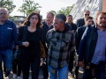 Rima Abdul Mala, ministre de la culture, accompagnée de Ben Barbaud, fondateur du Hellfest. Loïc Chalin/ Le Figaro.