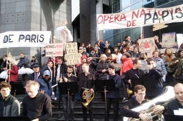 Réforme des retraites : à l'Opéra de Paris, la mobilisation continue