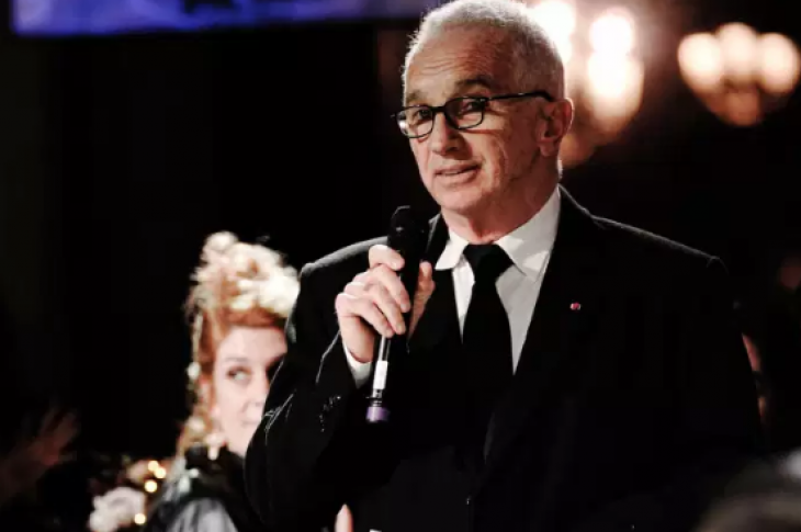 Alain Terzian, président de l’Académie des Césars, lors du dîner des Révélations, le 13 janvier 2020, à Paris.