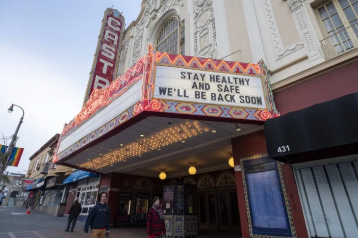 Le théâtre Castro aux Etats-Unis, en Californie, à San Francisco.