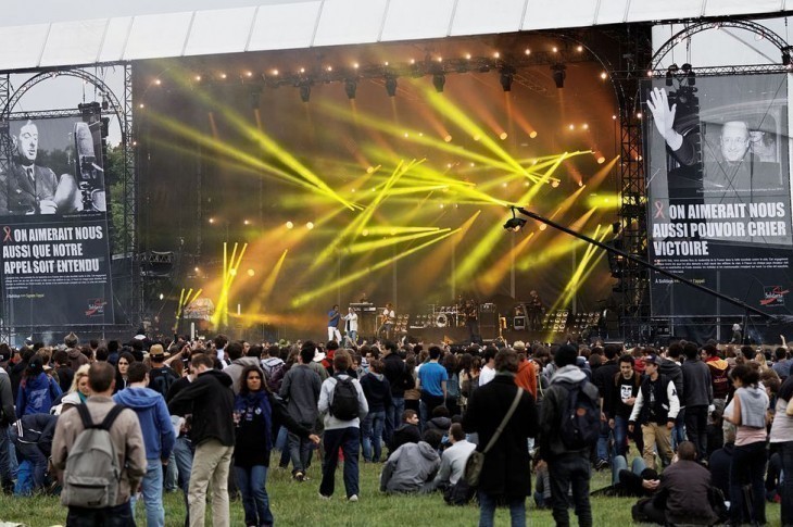 La scène Paris du festival Solidays, en 2013. Photo Thesupermat, CC BY SA