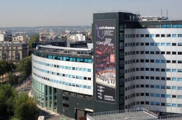 La Maison de la Radio, à Paris, le 27 juillet 2018. © ARIANE HERBAY / DIR MUSIQUE