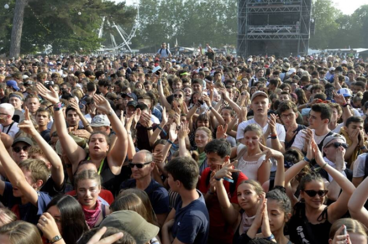 La foule au festival Beauregard, près de Caen. © STÉPHANE GEUFROI/OUEST FRANCE