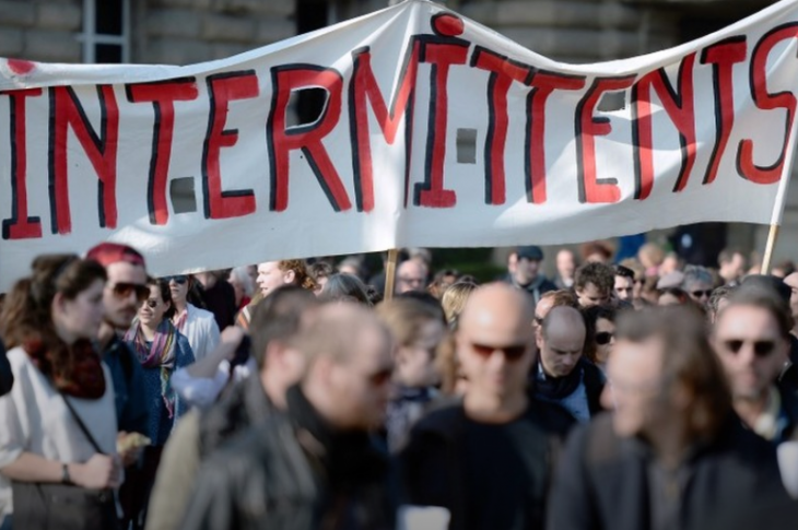 Le régime des intermittents du spectacle sur la sellette. © AFP / PATRICK HERTZOG