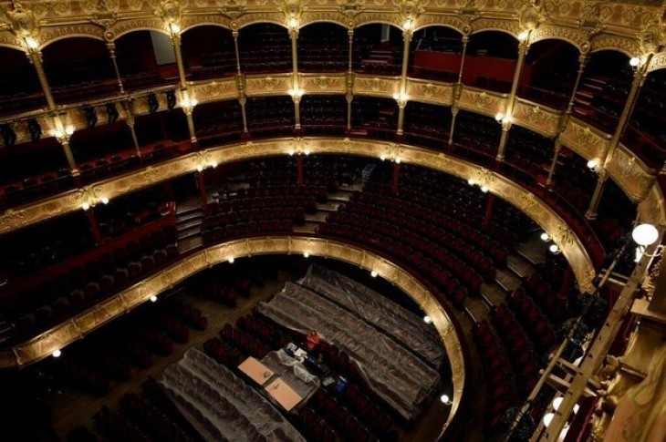 Les Molières 2020 auront lieu le 23 juin au théâtre du Châtelet sans public. © AFP