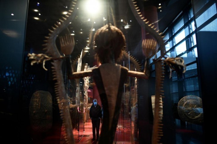 Le musée du "Quai Branly Jacques Chirac" hier. © Franck Fife / AFP