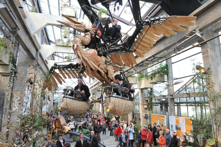 A Nantes, les machines de l'ïle rencontrent un grand succès.