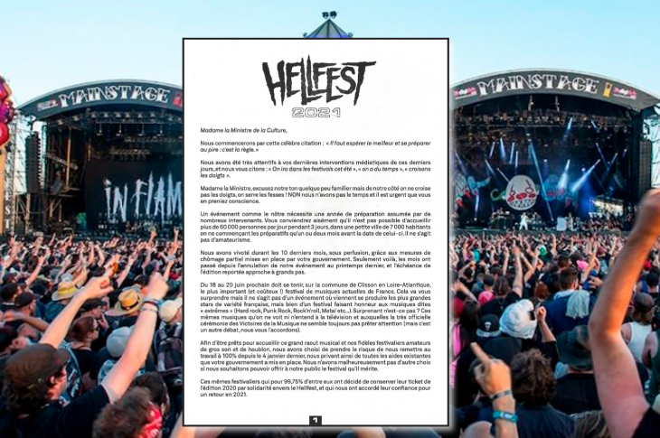 Cri d’alarme du Hellfest : ce que contient son courrier à la ministre de la Culture