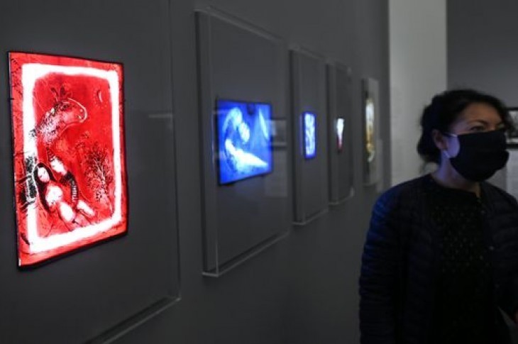 Les galeries d'art, rares lieux de culture restés ouverts