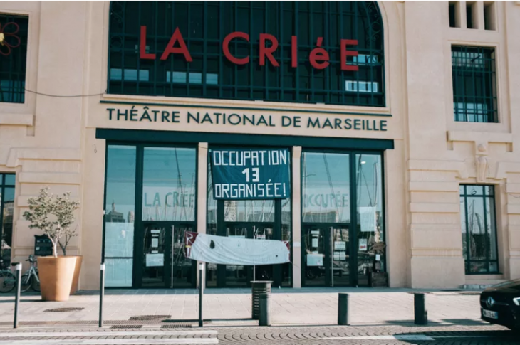 Théâtre La Criée à Marseille : toujours occupé, l'établissement annule les représentations prévues début juin