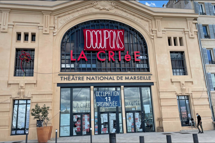 Le théâtre de la Criée à Marseille libérée de ses occupants après trois mois d'occupation