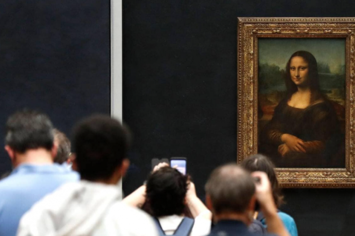 La Joconde le 6 juillet 2020, le jour où le Louvre a rouvert à l’issue du premier confinement. | FRANÇOIS GUILLOT, AFP