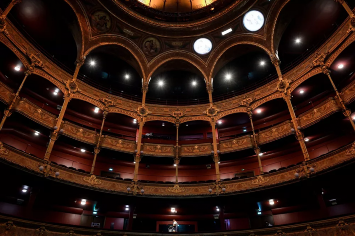 Le Théâtre du Châtelet à Paris, 05 septembre 2019. LIONEL BONAVENTURE / AFP