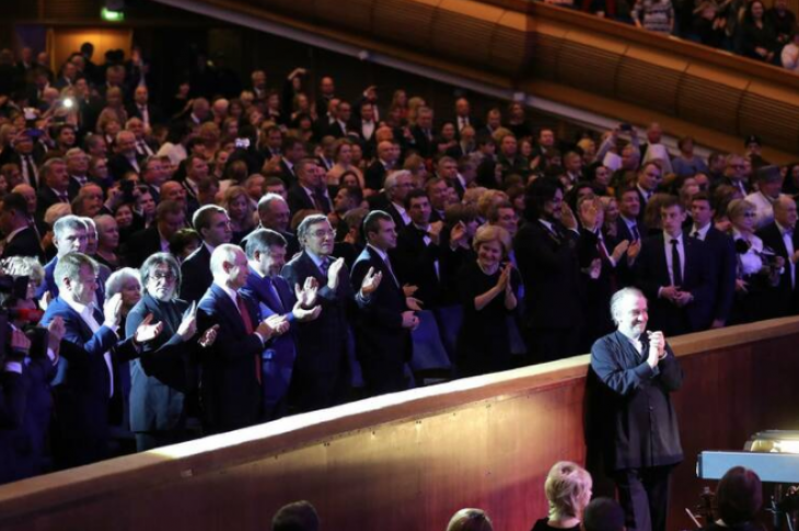 Le chef d'orchestre russe pro-Poutine Valery Gergiev, à Moscou en 2017. (picture alliance. dpa)