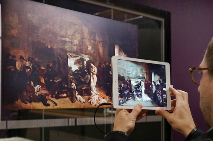Réalité augmentée au musée d'Orsay © JP Dalbera CC BY 2.0