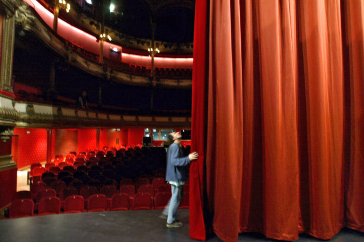 Au théâtre des Célestins, en 2005. (Philippe Merle /AFP)