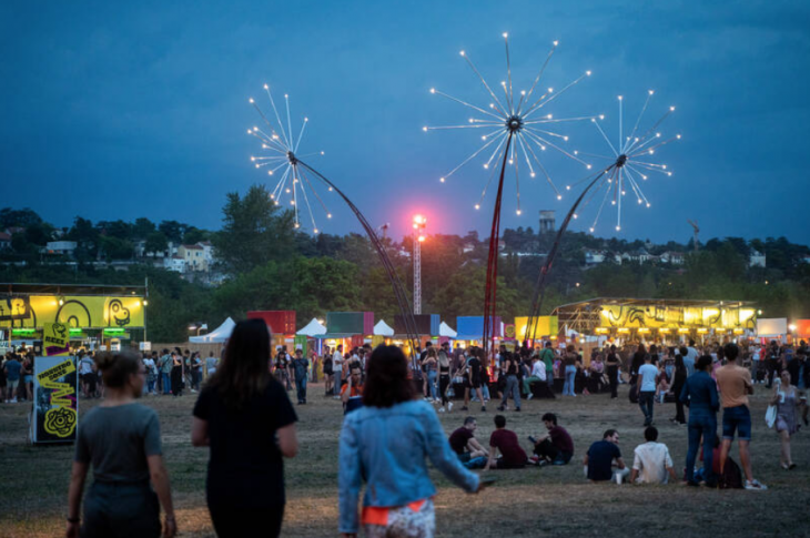 Au festival Réel au parc de la Feyssine à Villeurbanne, près de Lyon, le 3 juin. (Nicolas Liponne/Nicolas Liponne)