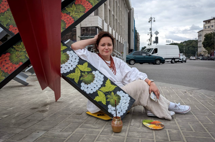 Les artistes ukrainiens occupent le front culturel