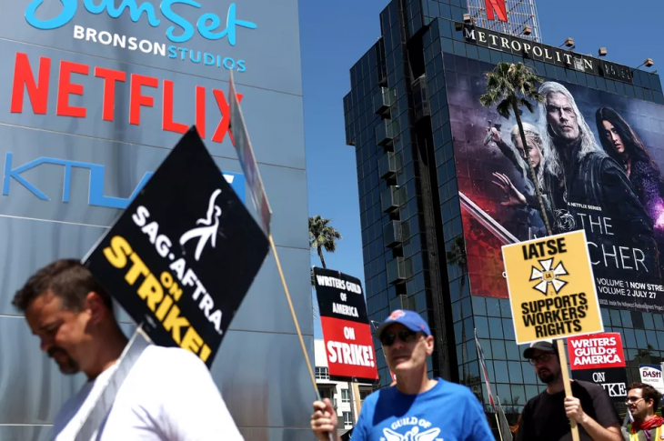 La grève à Hollywood, soutenue par les cinéastes français, inquiète les patrons de salles