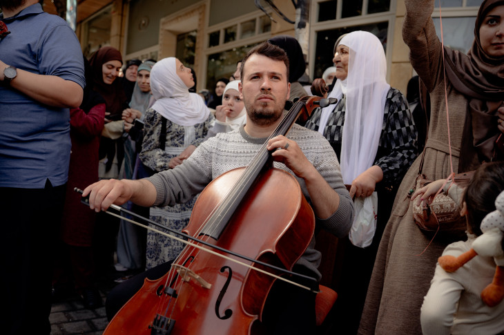 Au Liban, un violoncelle sur les ruines
